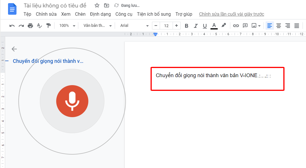 Cách Nhập Văn Bản Bằng Giọng Nói Word Trên Google Docs, Excel Online